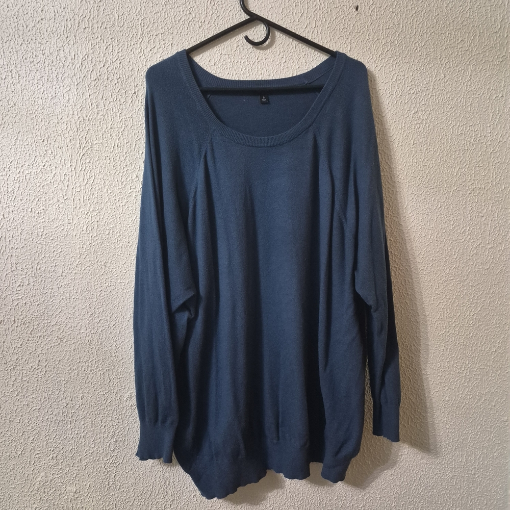 Torrid Deep Blue Crew Neck Sweater